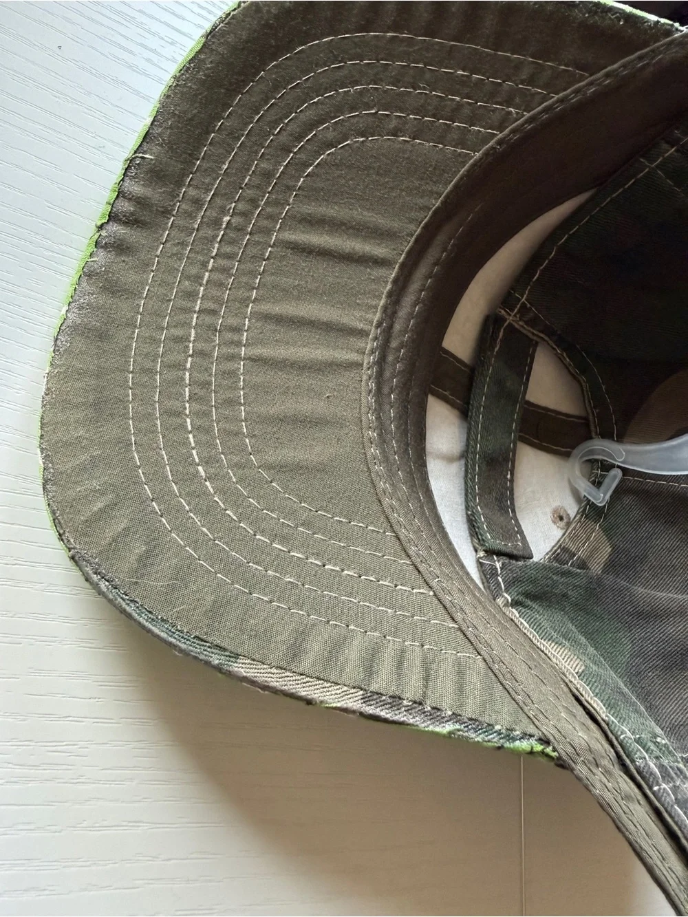 Green Leaf Butterfly Hat Baseball Cap Adjustable Back one size